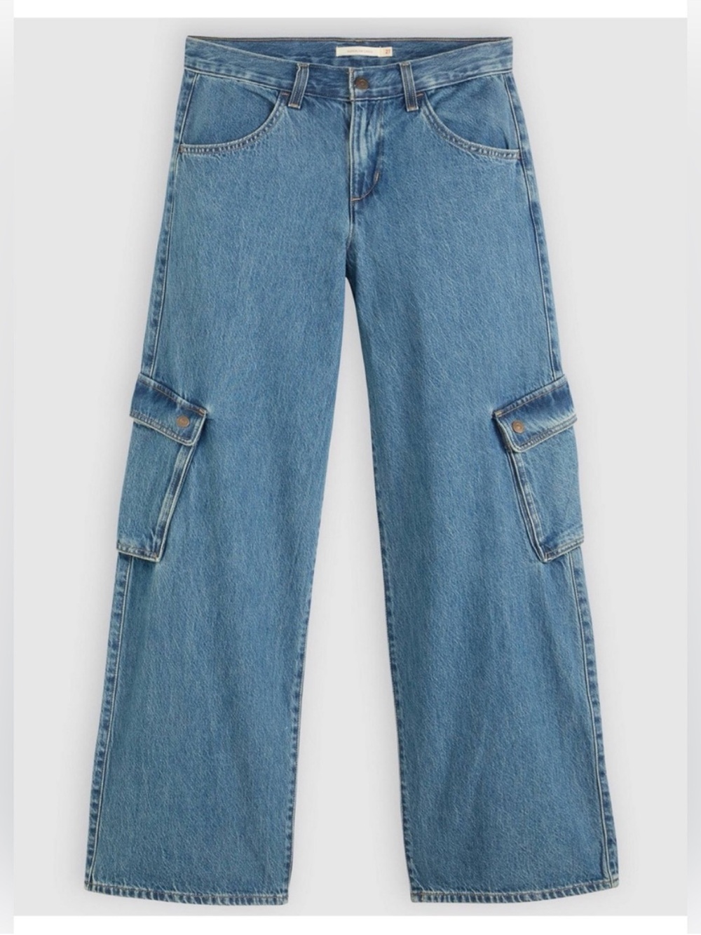 NWT Levi’s Superlow Loose Cargo Jeans Size 27 x 32